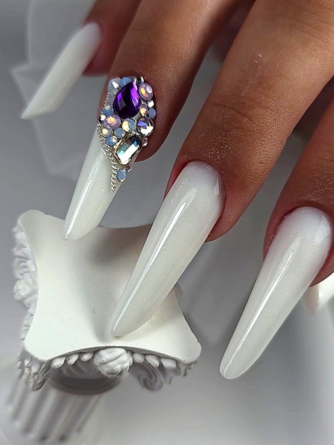 Structured gel nails by Wow Nails by Vio, Barnsley